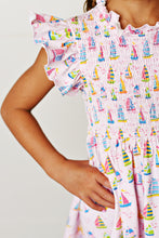 Load image into Gallery viewer, SAIL AWAY SMOCKED DRESS
