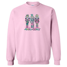 Load image into Gallery viewer, MERRY AND BRIGHT NUTCRACKER SWEATSHIRT
