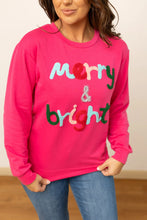 Load image into Gallery viewer, MERRY &amp; BRIGHT SWEATSHIRT
