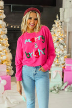 Load image into Gallery viewer, MERRY &amp; BRIGHT SWEATSHIRT
