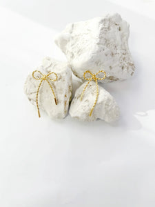 BOW EARRINGS - GOLD
