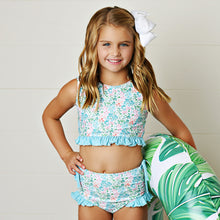 Load image into Gallery viewer, SEA BREEZE BLOOM UPF 50 2 PC SWIMSUIT
