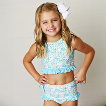 Load image into Gallery viewer, SEA BREEZE BLOOM UPF 50 2 PC SWIMSUIT
