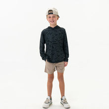 Load image into Gallery viewer, BURLEBO YOUTH PERFORMANCE HOODIE - BLACK CAMO
