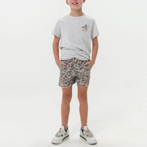 BURLEBO YOUTH EVERYDAY SHORT CLASSIC DEER CAMO