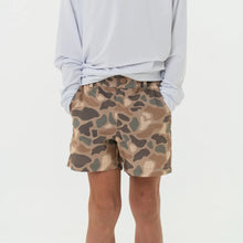 Load image into Gallery viewer, BURLEBO YOUTH EVERYDAY SHORT - PINTAIL CAMO
