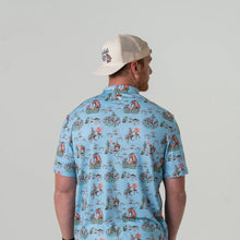 Load image into Gallery viewer, BURLEBO PERFORMANCE POLO - COWBOY UP
