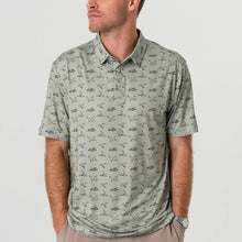 Load image into Gallery viewer, BURLEBO PERFORMANCE POLO - FLYING DUCK GREEN
