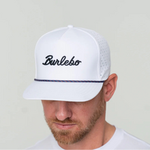 Load image into Gallery viewer, BURLEBO PERFORMANCE ROPE CAP - WHITE - BURLEBO TOUR
