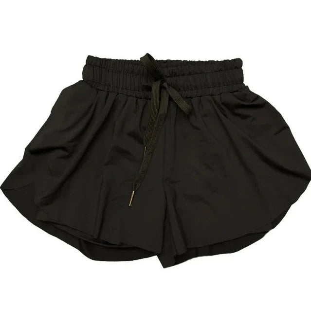 BLACK BUTTERFLY SHORTS - YOUTH