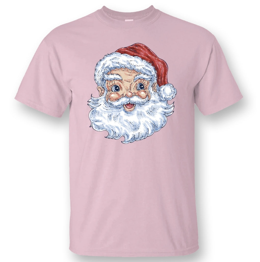 VINTAGE SANTA FRONT PRINT TEE