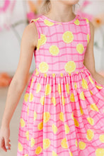 Load image into Gallery viewer, PINK LEMONADE TANK TWIRL DRESS
