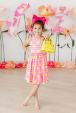 Load image into Gallery viewer, PINK LEMONADE TANK TWIRL DRESS
