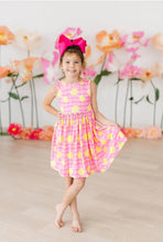 Load image into Gallery viewer, PINK LEMONADE TANK TWIRL DRESS
