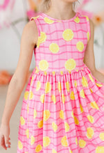 Load image into Gallery viewer, PINK LEMONADE TANK TWIRL DRESS
