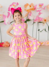 Load image into Gallery viewer, PINK LEMONADE TANK TWIRL DRESS
