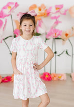 Load image into Gallery viewer, ROSIE POSIE POCKET TWIRL DRESS
