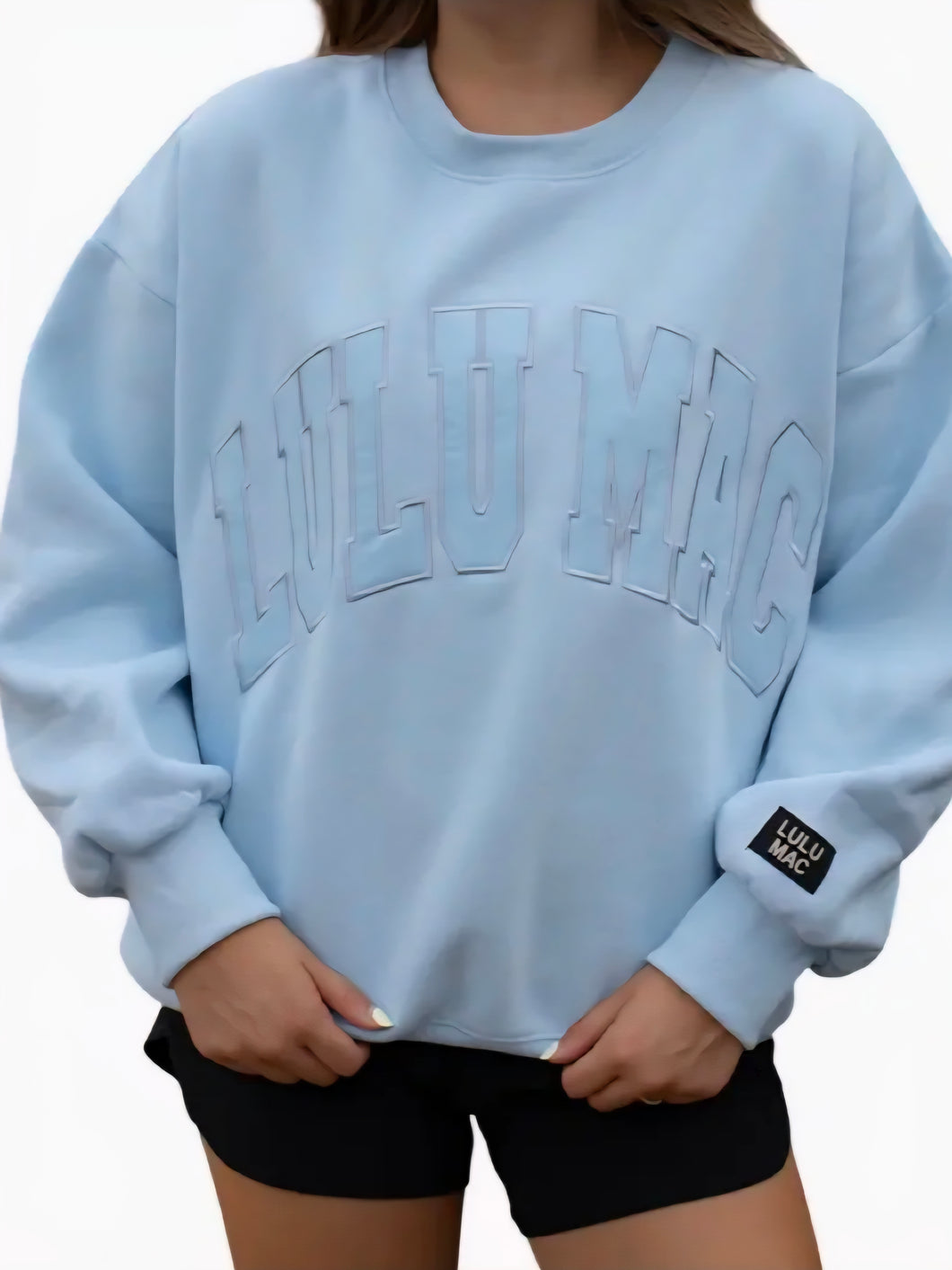 LULU MAC SWEATSHIRT - LIGHT BLUE