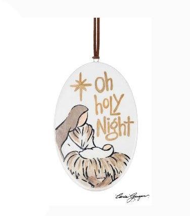 MESSAGE NATIVITY ORNAMENTS