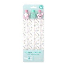 Load image into Gallery viewer, SWIG STRAW TOPPER SET - BUNNY TRAIL
