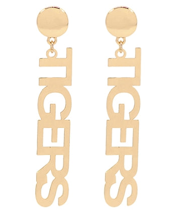 TIGER DANGLE EARRINGS