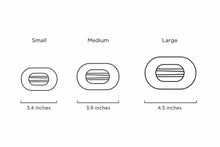 Load image into Gallery viewer, TELETIES ROUND FLAT HAIR CLIP / SMALL MIAMI VICE
