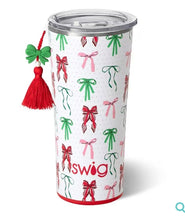 Load image into Gallery viewer, SWIG 22 OZ TUMBLER  RIBBON AND BOWS
