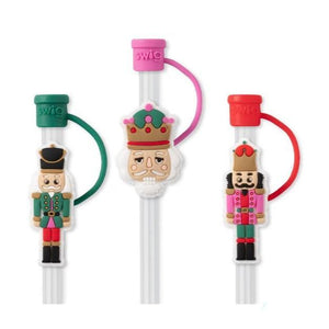 SWIG STRAW TOPPER SET - NUTCRACKER