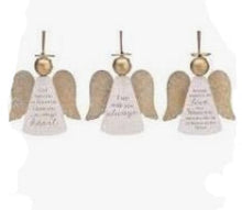 Load image into Gallery viewer, ANGEL SHAPE BEREAVEMENT MESSAGE ORNAMENT
