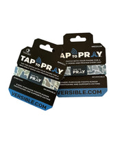 Load image into Gallery viewer, TAP TO PRAY™ WRISTBANDS - RIVER ROCK CAMO MOSS &amp; SLATE

