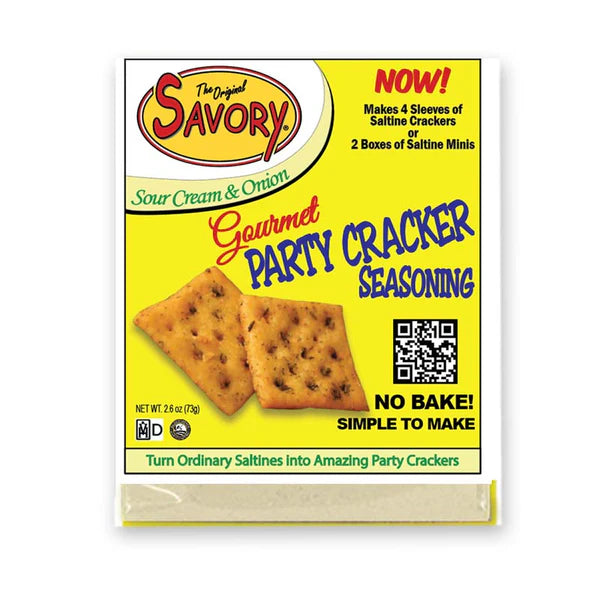 SOUR CREAM & ONION SAVORY PARTY CRACKERS