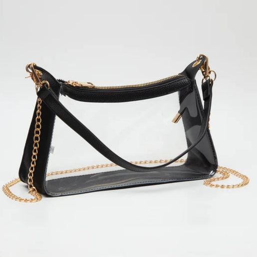 CLEAR CROSSBODY - BLACK