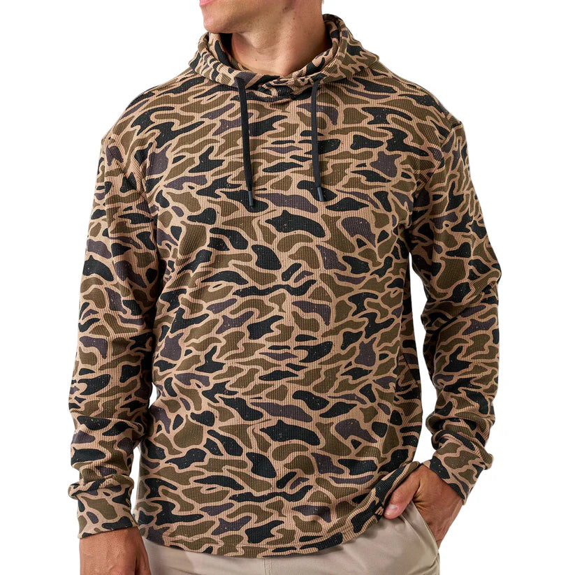 BURLEBO ADULT PERFORMANCE HOODIE - GAUGE CAMO