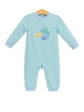 Load image into Gallery viewer, DINO APPLIQUE ROMPER
