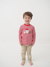 Load image into Gallery viewer, COOKIES AND MILK APPLIQUE BOYS BEAU L/S TEE
