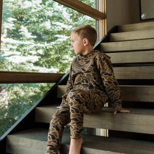BERLEBO YOUTH ATHLETIC JOGGER - GAUGE CAMO