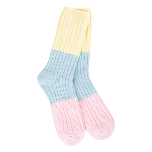 WORLD SOFTEST SOCK - DENIM MULTI