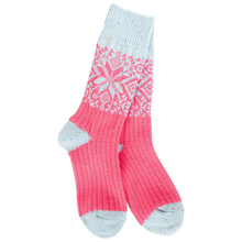 Load image into Gallery viewer, WORLD SOFTEST SOCKS - PINK/BLUE CONFETTI
