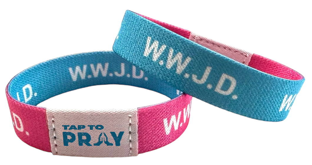 TAP TO PRAY™ WRISTBANDS - WWJD