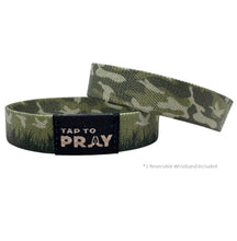 Load image into Gallery viewer, TAP TO PRAY™ WRISTBANDS - WATERFOWL CAMO
