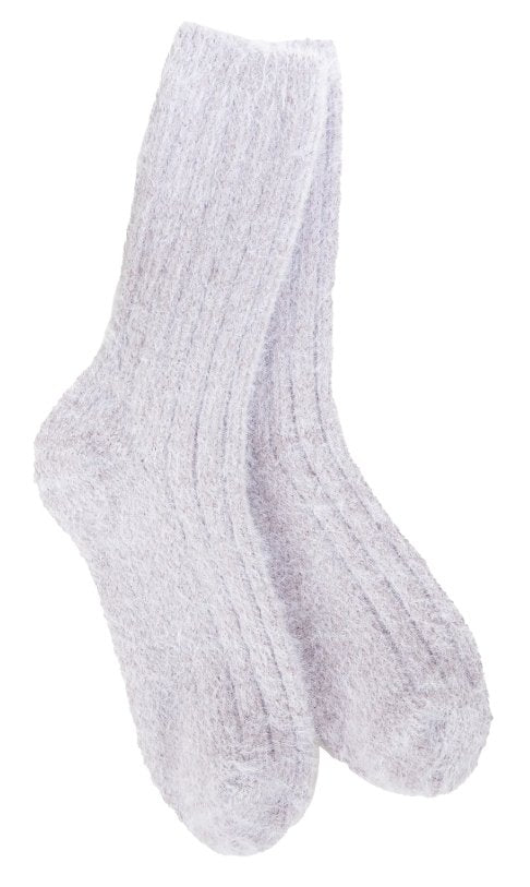 WORLD SOFTEST SOCK RAGG FEATHER CREW - LILAC