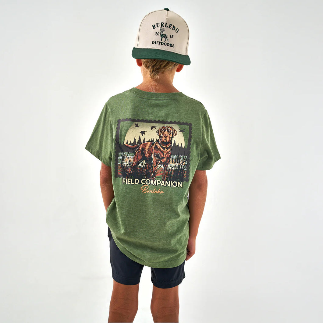 BURLEBO YOUTH DUCK DOG STAMP SS TEE