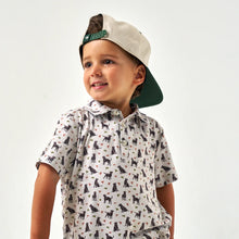 Load image into Gallery viewer, BURLEBO YOUTH POLO - DUCKS AND DOGS
