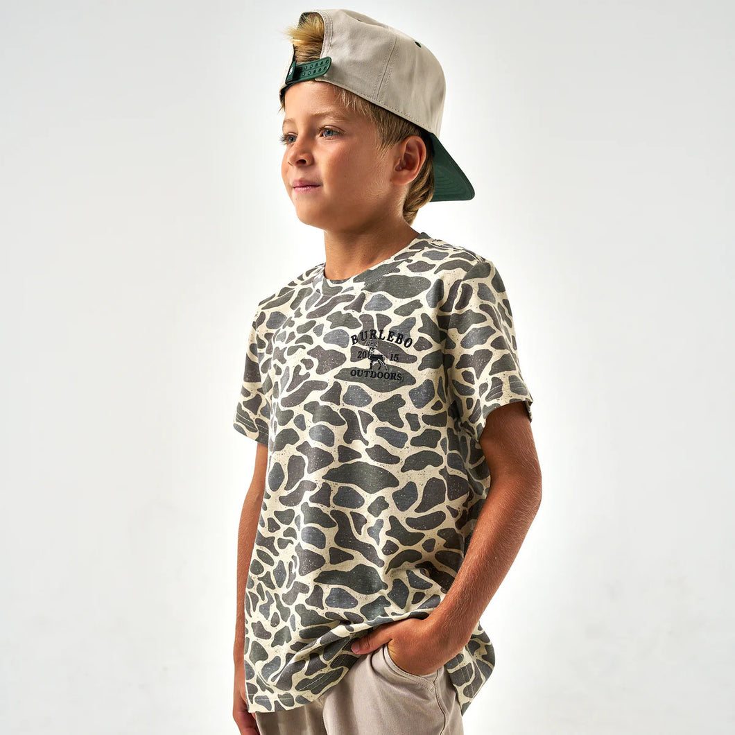 BURLEBO YOUTH 2015 CLASSIC DEER CAMO TEE