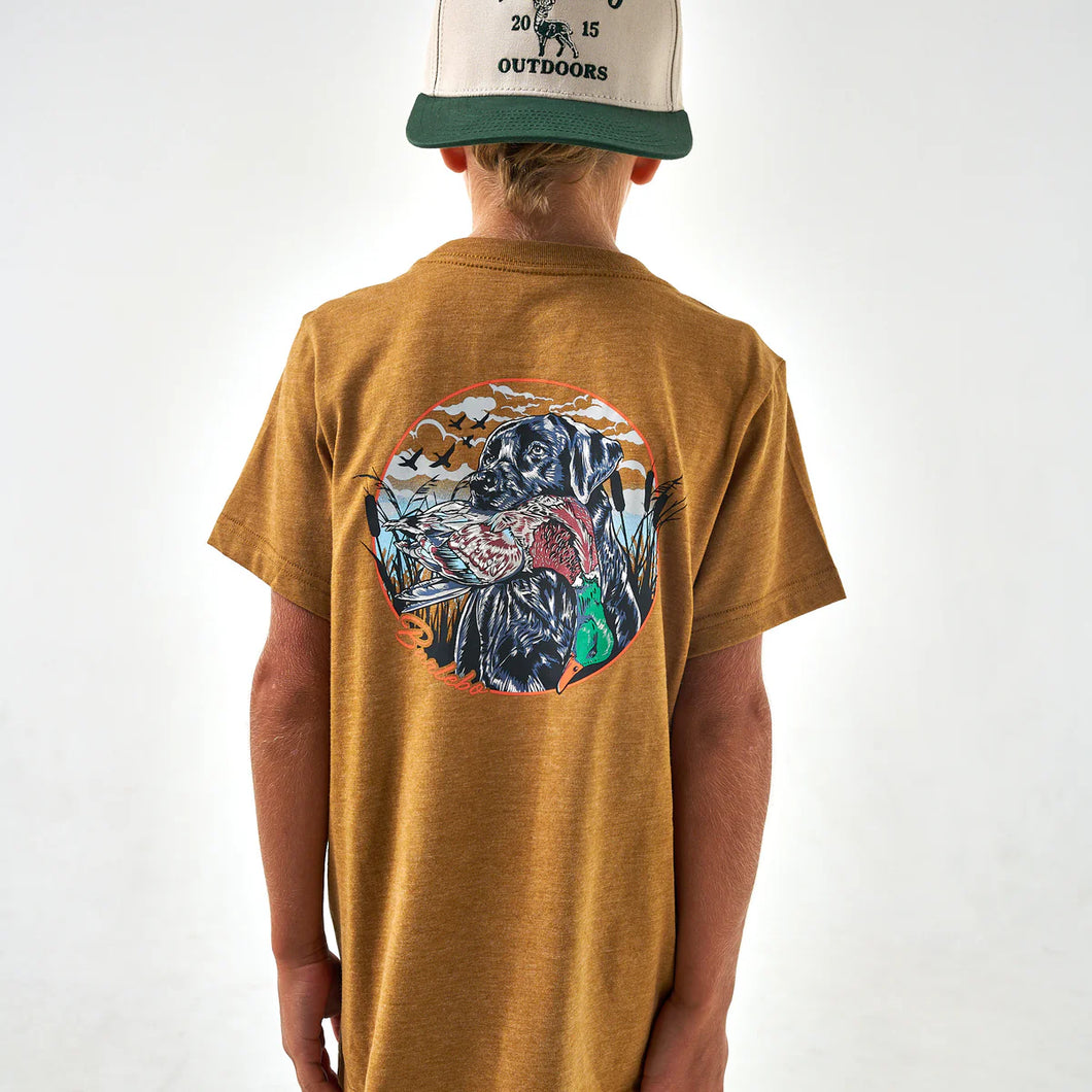 BURLEBO YOUTH DUCK DOG SS TEE