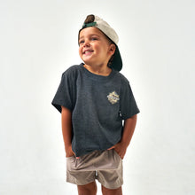 Load image into Gallery viewer, BURLEBO YOUTH RAD DUDE TEE DEER CAMO- HEATHER BLACK
