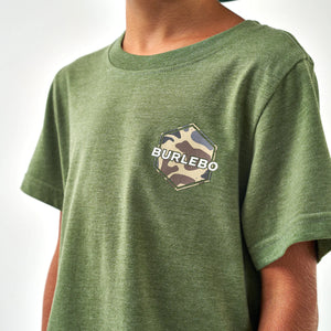 BURLEBO YOUTH RAD DUDE DEER CAMO TEE