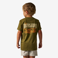 Load image into Gallery viewer, YOUTH BURLEBO HUNTING DOGS ORANGE LOGO - HUNTER GREEN
