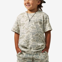 Load image into Gallery viewer, TODDLER/YOUTH BURLEBO VINTAGE WASHED CAMO TEE
