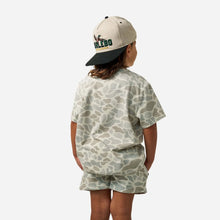 Load image into Gallery viewer, TODDLER/YOUTH BURLEBO VINTAGE WASHED CAMO TEE
